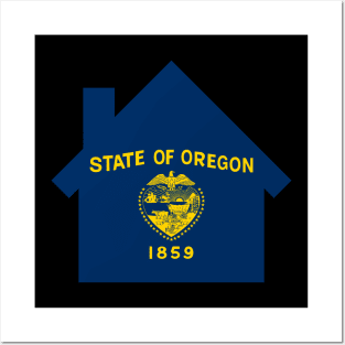 oregon home Posters and Art